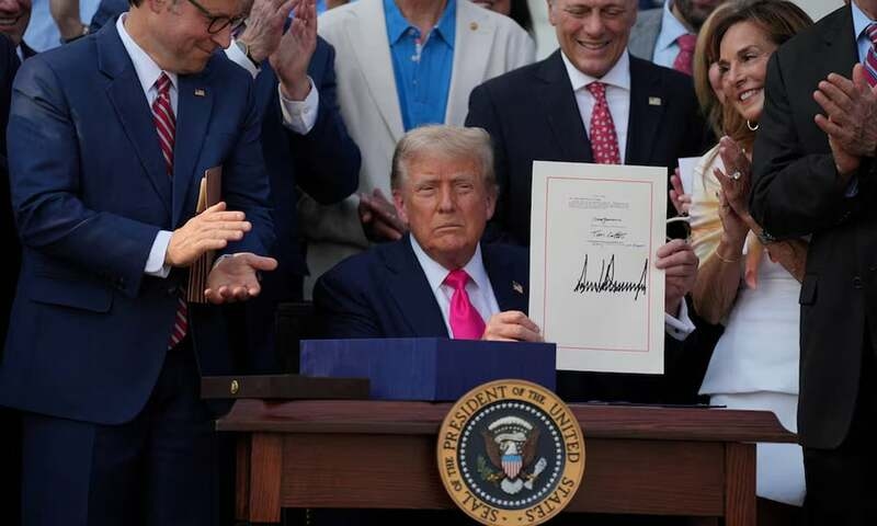 In July 4 ceremony, Trump signs tax and spending bill into law