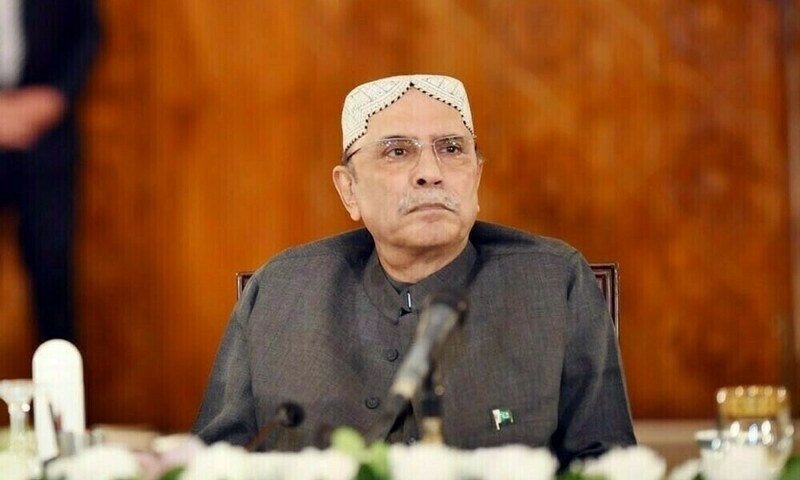 Zardari condoles demise of MNA's father