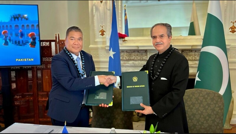 Pakistan, Micronesia establish diplomatic relations