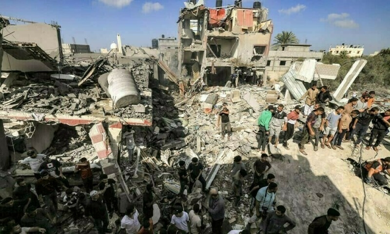 Gaza civil defence says Israeli fire kills 22