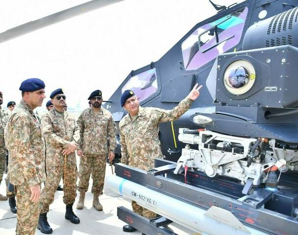 COAS witnesses induction of attack helicopter