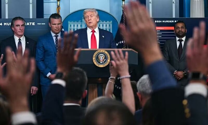 Trump deploys National Guard to tackle Washington crime