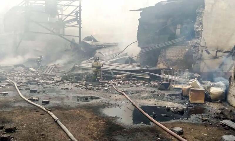 Blast at Russian gunpowder factory kills 11