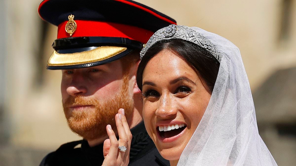 Body language expert reveals how Prince Harry and Meghan Markle REALLY felt on their wedding day
