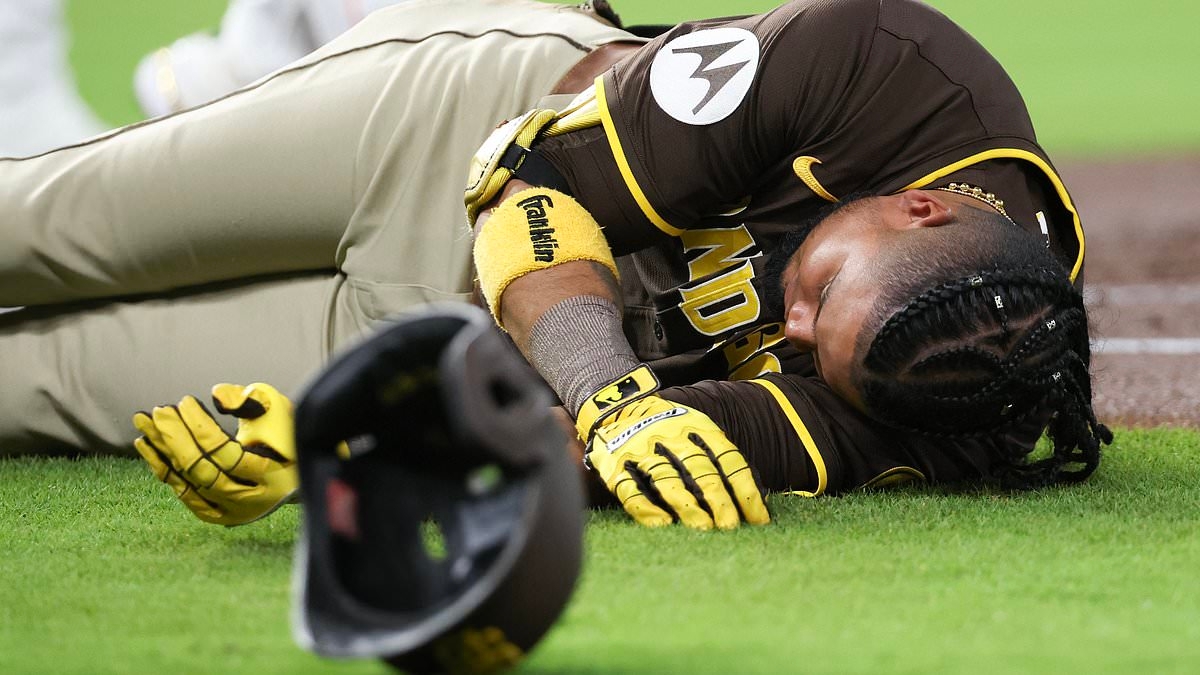 Padres star Luis Arraez breaks his silence from hospital bed after sickening collision left him out cold