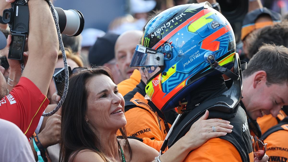 Oscar Piastri's mum reveals the one thing she wishes her son wouldn't do if he is to challenge Max Verstappen to win the F1 Drivers' Championship