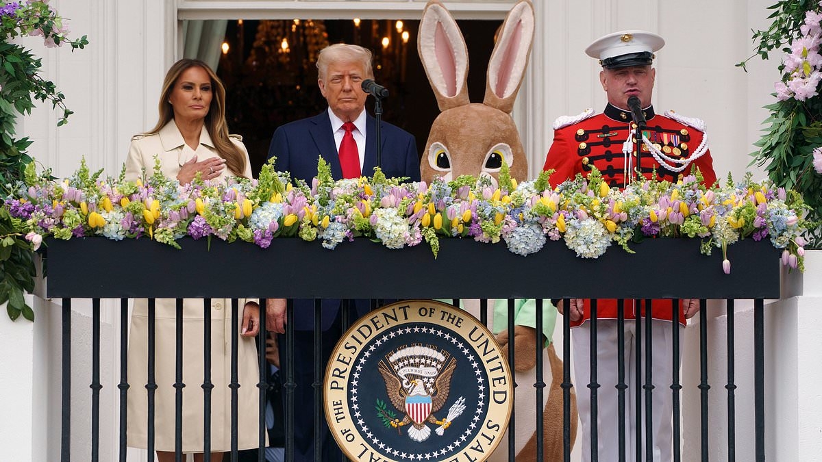 EXCLUSIVE Body language expert reveals secret message hidden in Trump and Melania's hand-holding...