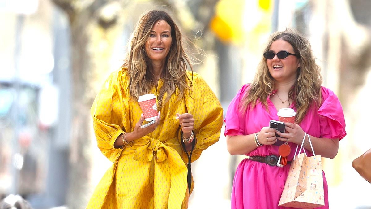 Kelly Bensimon gets VERY dressed up for Easter stroll with daughter Sea Louise