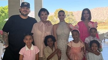 Rob Kardashian seen in VERY rare appearance as he poses with family