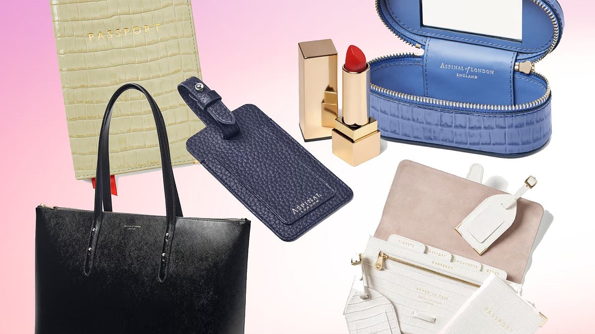 British brand behind the royals' favourite handbags launches stylish pistachio leather travel accessories