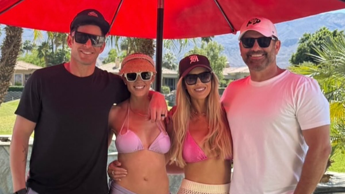 Christina Haack hugs new beau Christopher as she raves about 'best spring break' with her EX Tarek