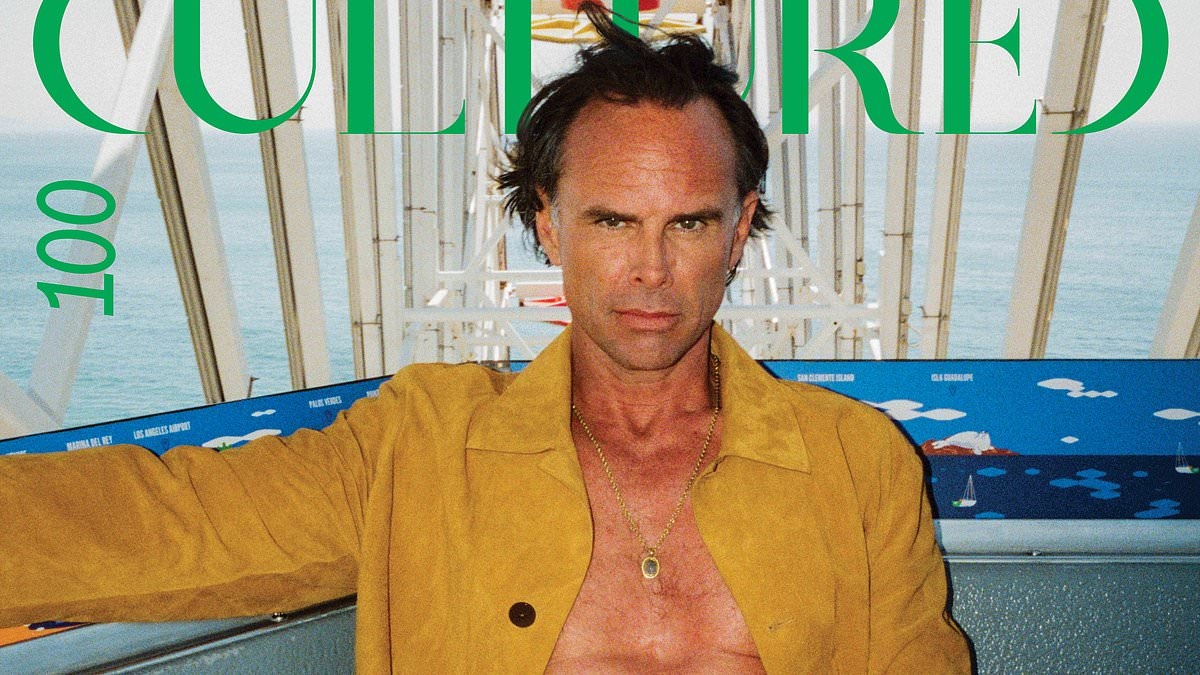 White Lotus' Walton Goggins sends fans wild as he strips to his speedos for steamy photoshoot and opens up his 'debilitating' fear and anxiety