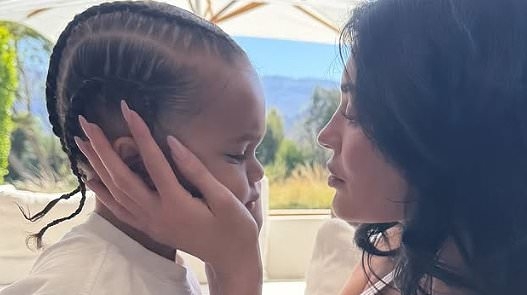 Kylie Jenner shares rare snaps with Aire, two, after 'awkward' Coachella drama with Timothee Chalamet