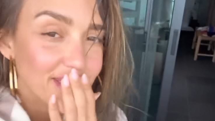 Jessica Alba strips down to a bikini for Earth Day after reunion with estranged husband following shock split