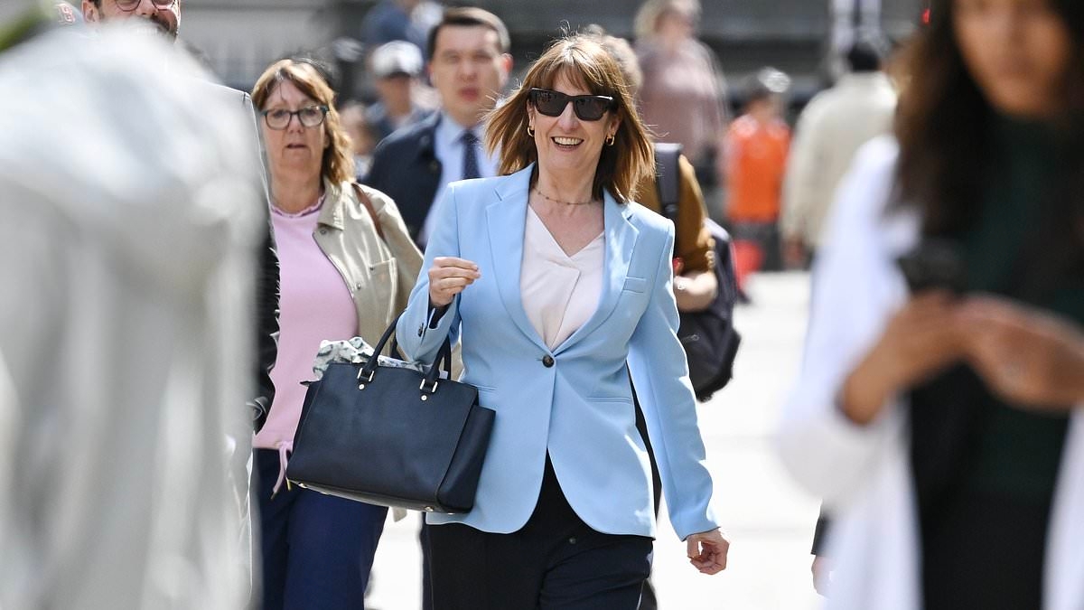 UK government borrowing spikes as Rachel Reeves scrambles to strike US trade deal to dodge Trump tariffs and revive economy in Washington TODAY