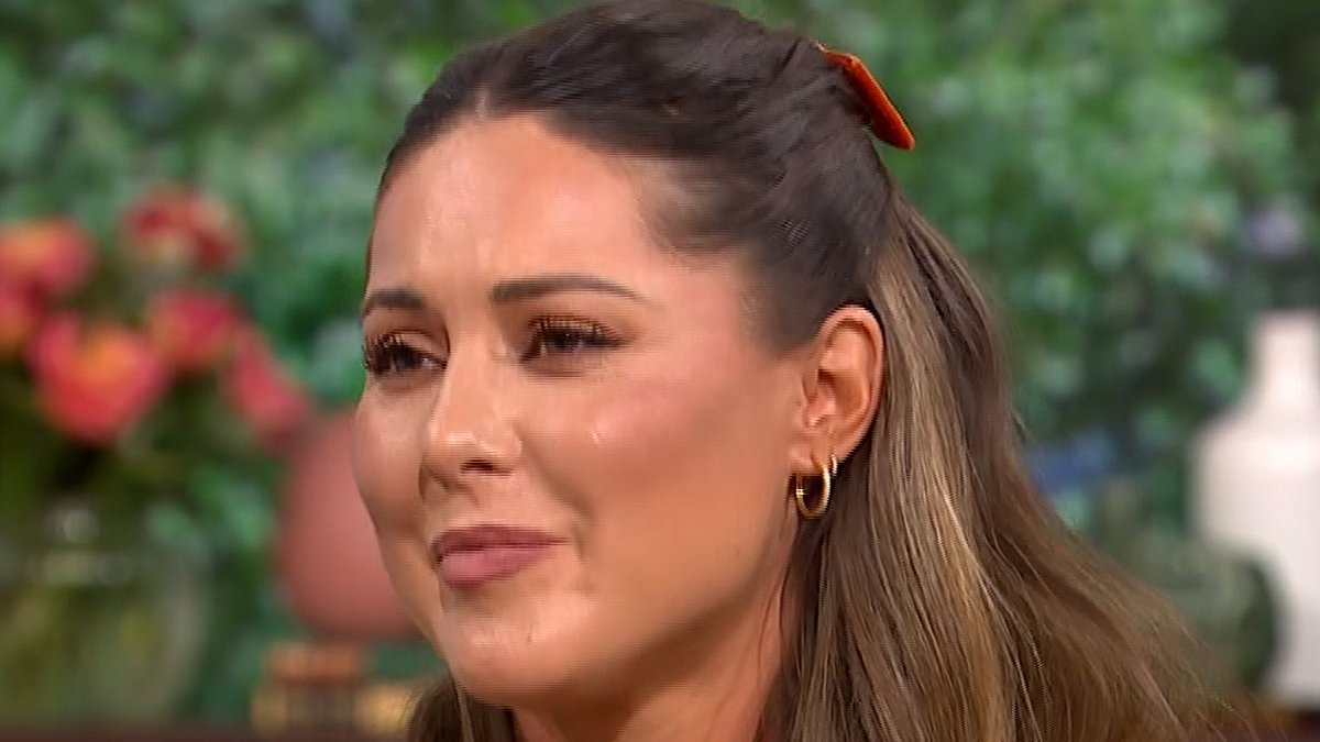 Louise Thompson fights back tears recounting how childbirth nearly killed her - and traumatic C-section left her 'unable to function or connect with her son'