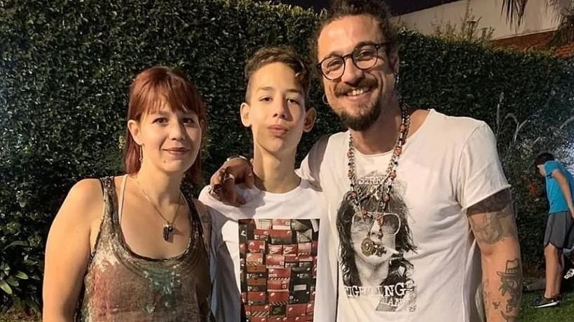 Former Premier League star and boyfriend of Diego Maradona's daughter accused of assaulting his own SON, 18, by his ex-wife