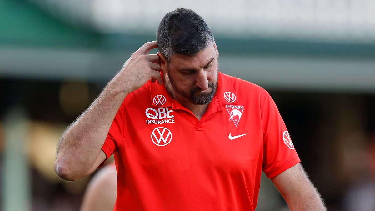 Struggling footy coach is blasted for setting a poor example for his players as shock vision emerges