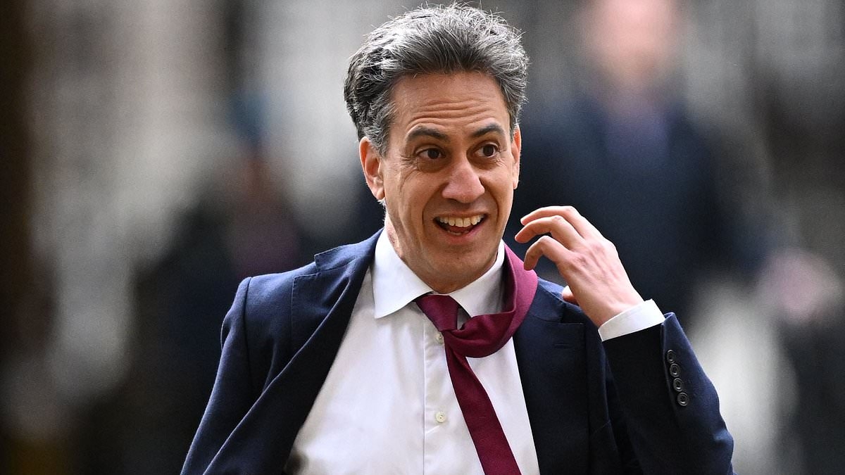 Humiliation for Ed Miliband as he is forced into legal guarantee that solar panels made by slaves WON'T be used in Labour's Net Zero drive