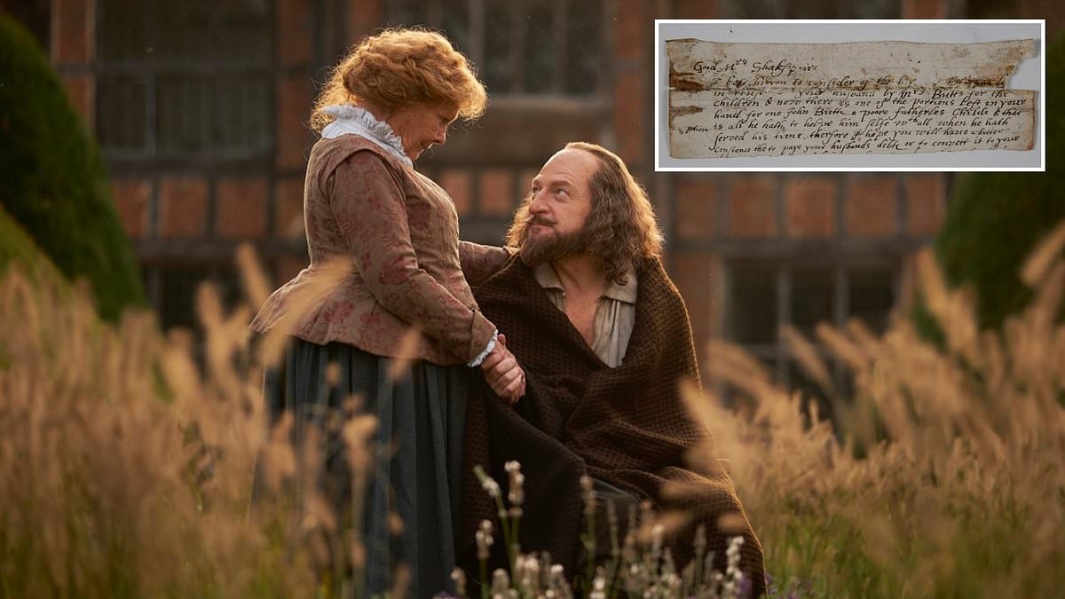 Scientists discover lost Shakespeare letter that upends what we know about playwright's life - leaving biographers with a 'horrible problem'