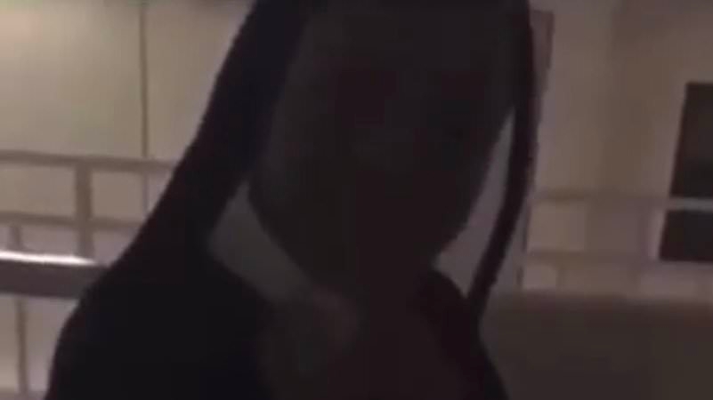 EXCLUSIVE Moment female prison officer 'twerked' for leering inmate after flirting with him on video filmed on mobile phone through jail cell bars