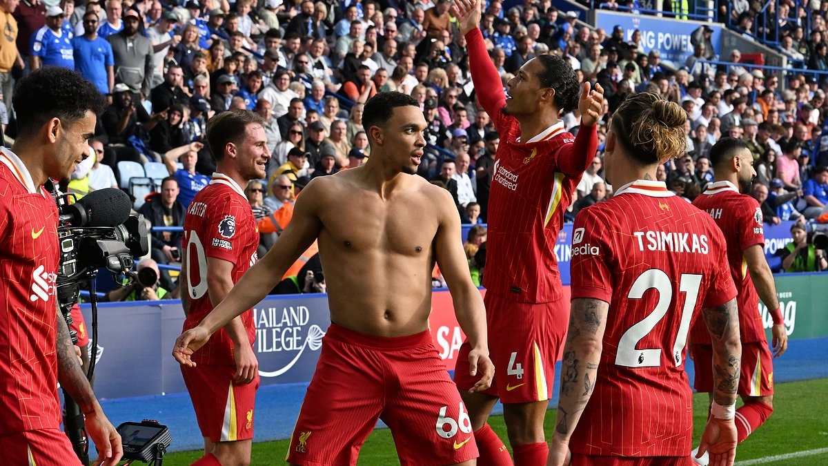 BREAKING NEWS Liverpool WIN the Premier League with four games to spare after thrashing Tottenham 5-1 at Anfield - as Reds claim record-equalling 20th title