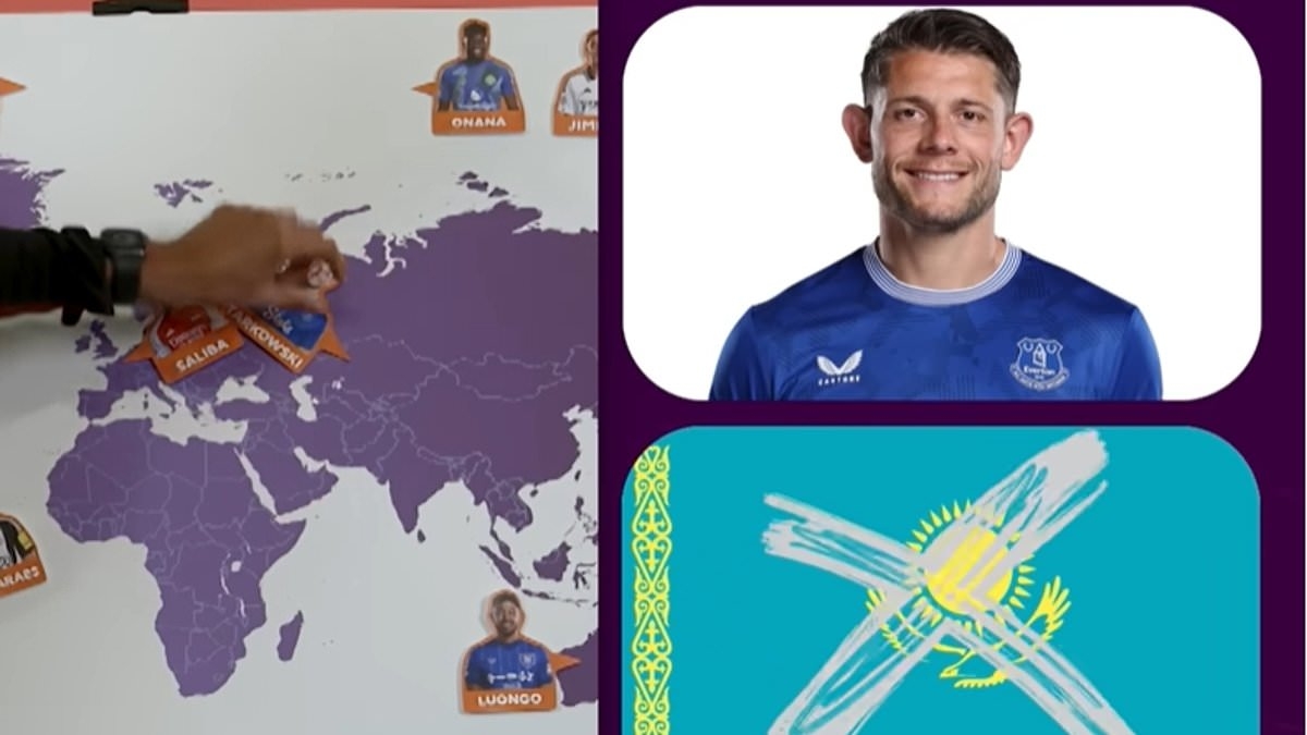 Newcastle star thinks James Tarkowski is from Kazakhstan and Everton's Danish midfielder admits he 'doesn't know where Europe is' in hilarious geography challenge