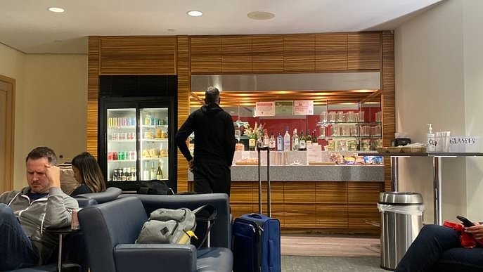 Inside the worst airport lounge in the US with a less than two star rating: 'dark, dingy pit of windowless sadness'