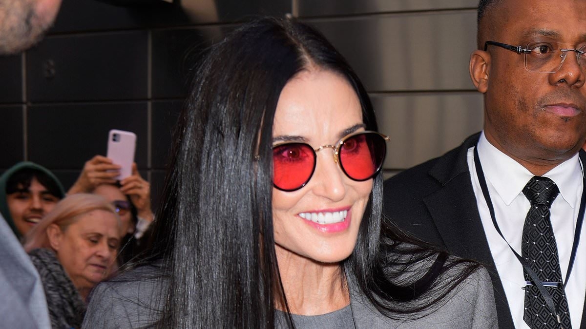 Demi Moore showcases age-defying figure after detailing how she 'tortured' her body at the height of her fame