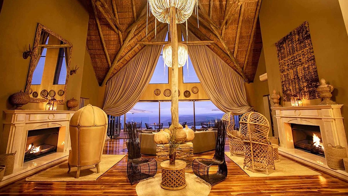 Take a look inside this South African game reserve with 28 bedroom suites which could be yours for £9.7m