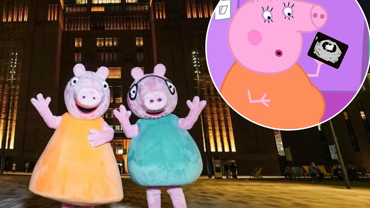 Girl or boy? Peppa Pig and her family prepare for a huge gender reveal party as they count down to the birth of new baby
