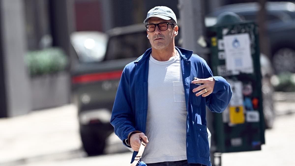 Jon Hamm new project out today amid college hazing scandal that he refuses to apologize for