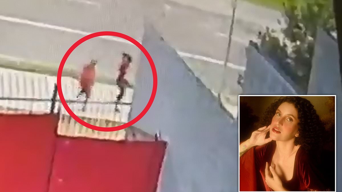 Suspect in murder of glamorous college student receives BRUTAL street justice