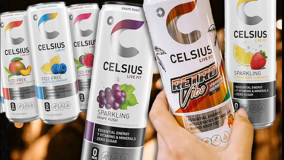 Celebrity-endorsed energy drink that burns calories, and is twice as strong as coffee - new flavors available!