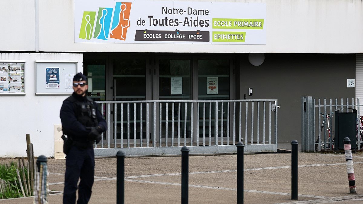 French teen ‘who glorified Hitler' knifed 15-year-old girl ‘who he knew well' more than 40 times as she screamed for help during frenzied school stabbing rampage attack