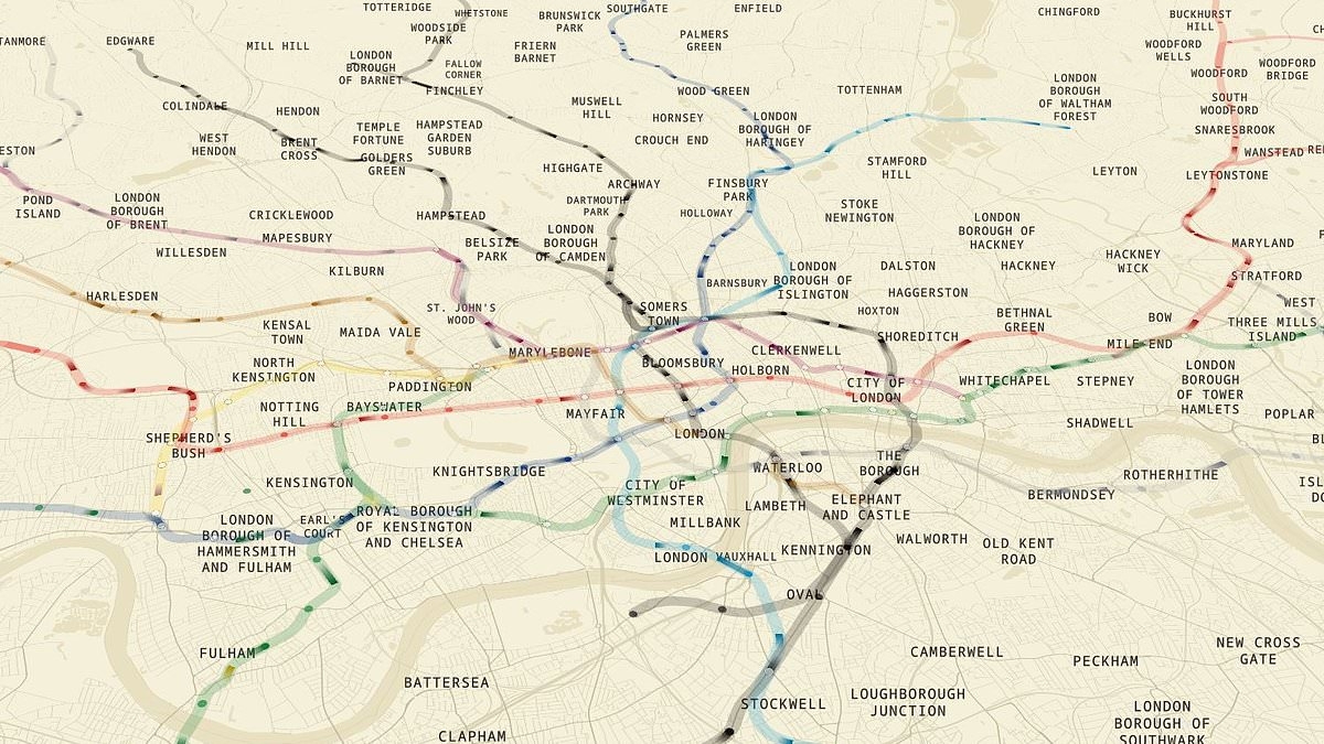 Scientist creates a brand NEW version of the London Underground map - and it could be a game-changer for commuters