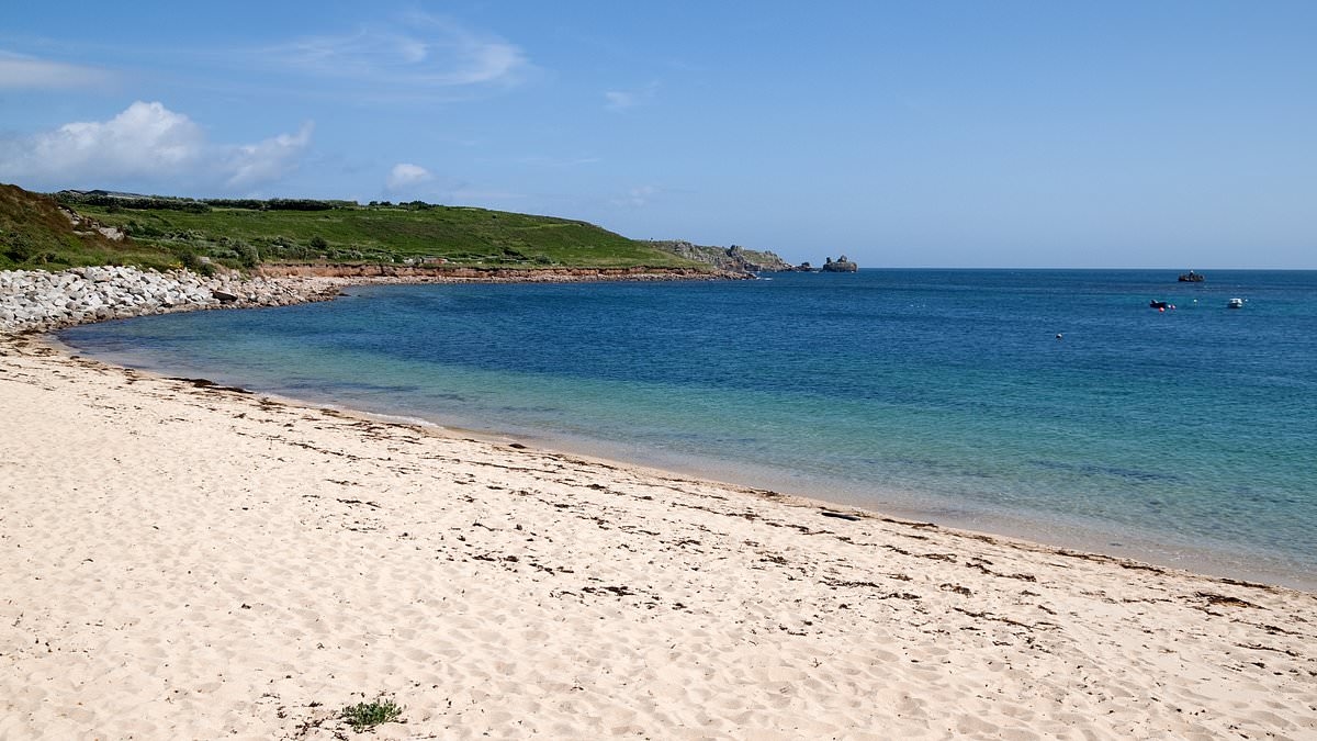 Tiny UK island dubbed 'Britain's secret paradise' with Caribbean-like waters and white sandy beaches