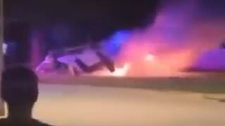 Helicopter crashes into suburban street during routine training drill