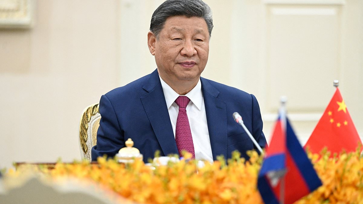 Satellite image exposes China's use of structures in land grab efforts