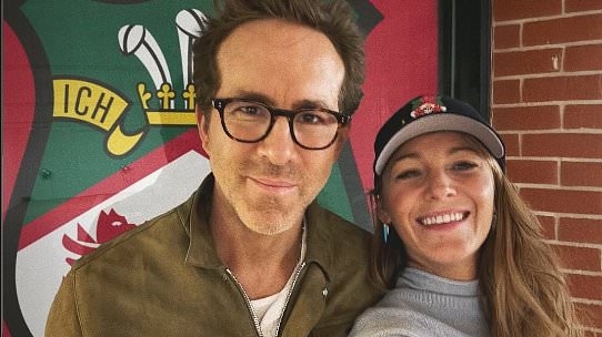 Blake Lively posts cheery selfie with Ryan Reynolds as they dodge criticism of her 'PR move' Time100 speech