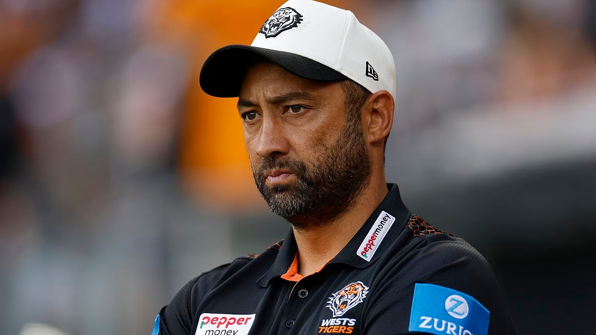 Why Wests Tigers coach Benji Marshall is sick and tired of the Lachlan Galvin saga - 'why would I care what people say'