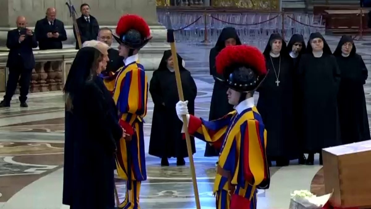 BREAKING NEWS Pope Francis funeral: Donald Trump arrives to pay tribute to 'people's pope' as world leaders join the hundreds of thousands gathering in Rome for emotional service