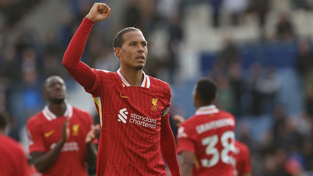 Virgil van Dijk calls for 'one more push' as Liverpool close in on Premier League title ahead of clash with Tottenham
