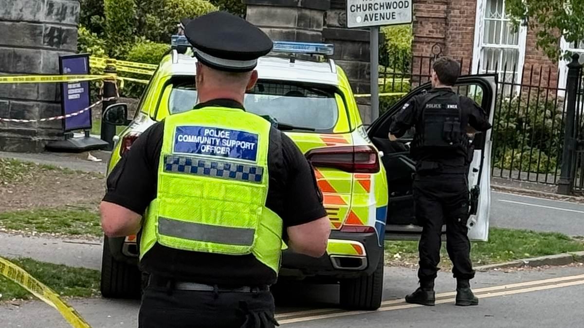 Counter-terror cops probe crossbow carnage in Leeds: Two women are rushed to hospital along with male suspect, 38, who suffered 'self-inflicted injury' in terrifying rampage