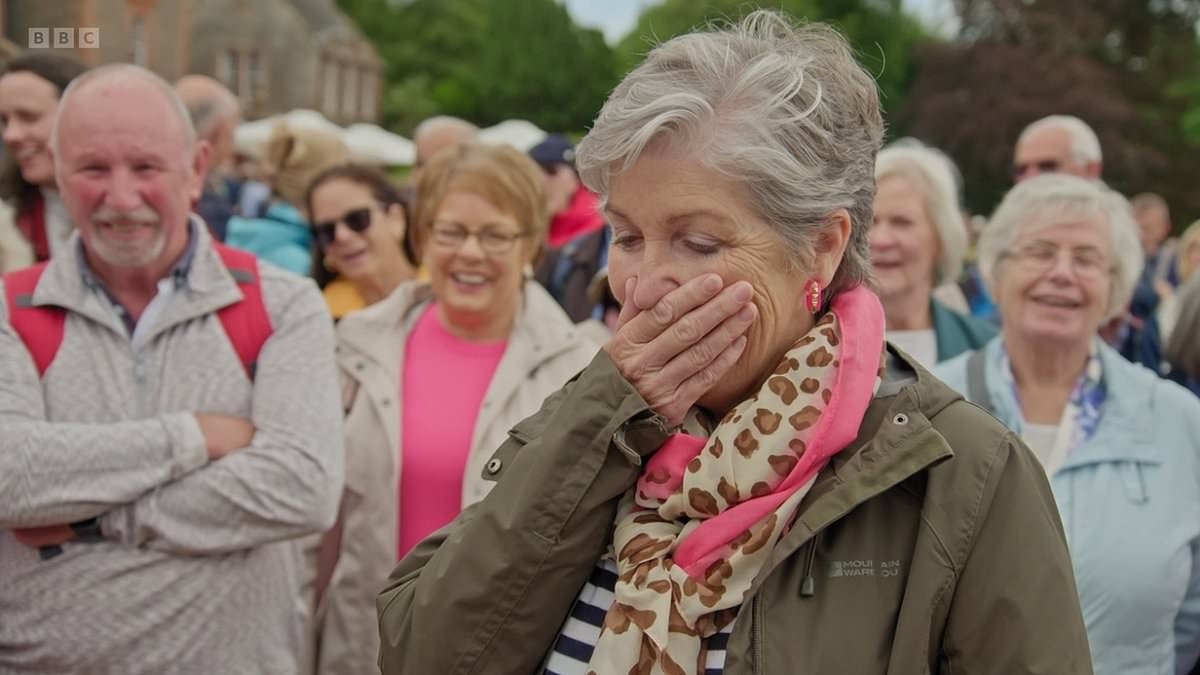 Antiques Roadshow guest clasps hand over mouth as she learns whopping value of ‘broken' charity shop brooch she bought for just £2.50