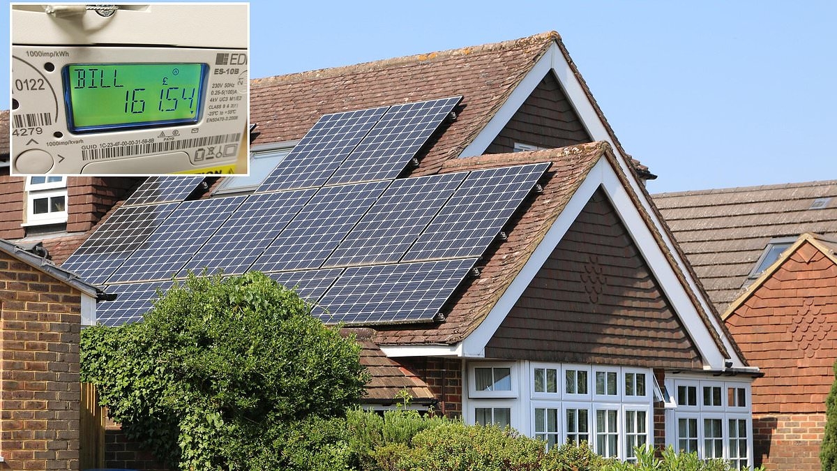Solar panel installations surged 41% last month as households look to cut bills