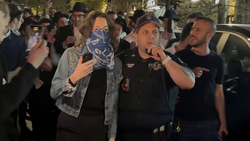 Woman chased down by mob of Orthodox Jews after she was mistaken for anti-Israeli protester