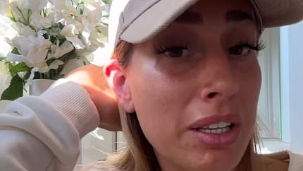 Stacey Solomon holds back tears as she finally shares update about her beloved dog Teddy after his shock diagnosis