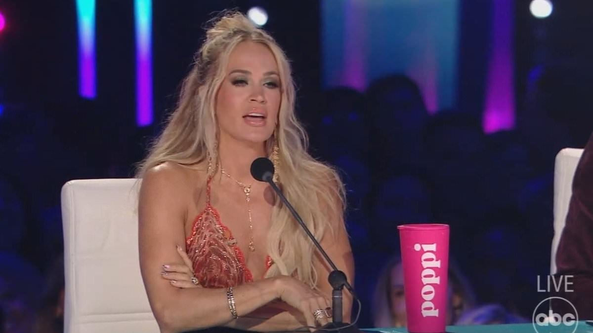 American Idol fans stunned as Carrie Underwood wears finale dress 20 years later to reveal top 10 contestants