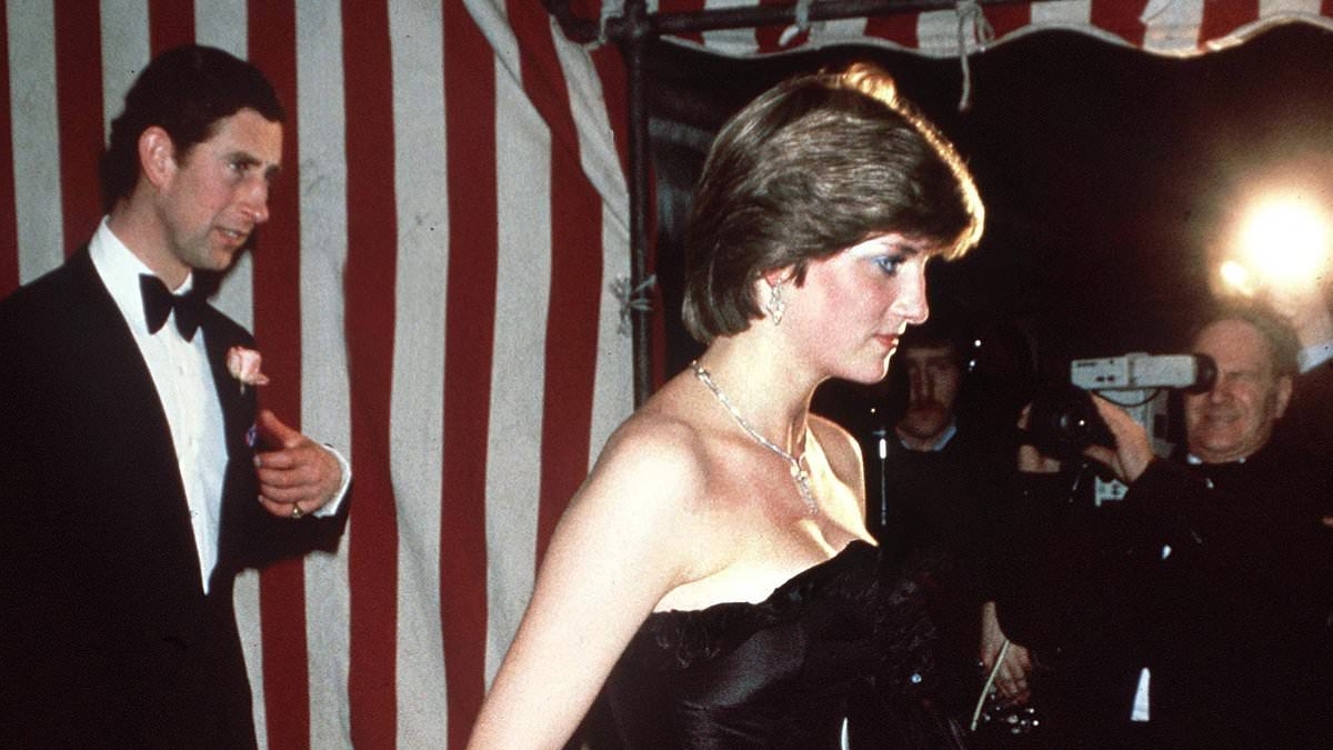 The strapless gown that launched Princess Diana's style-icon status - despite being two sizes too small
